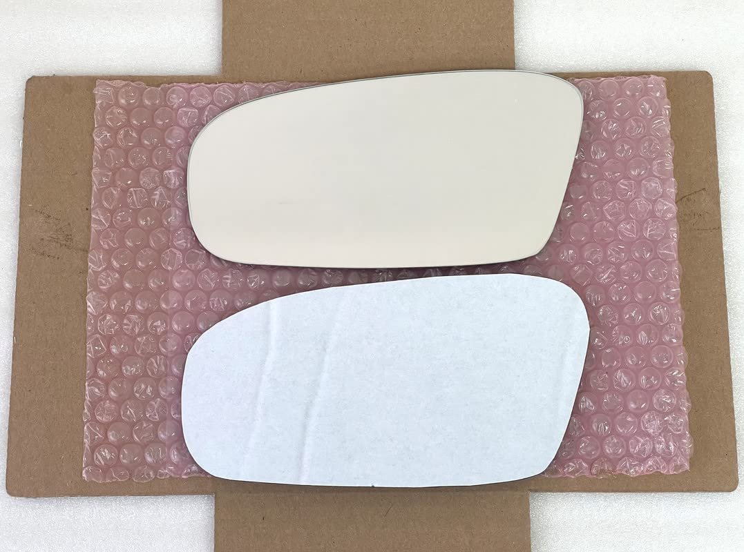 Mirror Glass For 2000 2005 Mitsubishi Eclipse Driver Side Left Lh 7 5 In Diagonal Flat With Full Size Adhesive D901l-amz