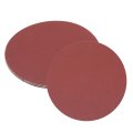 5pcs 10-inch Sanding Discs 120 Grits Aluminum Oxide Hook And Loop Stick Back Sandpapers No-hole Round Wet Dry Sander Papers 