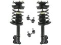 Front Strut Coil Spring And Sway Bar Link Kit 4 Piece For 1993-2002 Toyota Corolla 