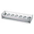 Daymark It112442 7-slot Plastic Label Dispenser Rack For 7 Rolls Of 3 Wide Labels 