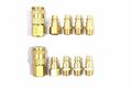 10pc Hi-flo Brass Quick Coupler Air Hose Fitting Plugs 