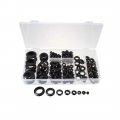 Uxcell Rubber Grommet Assortment Set 8 Size Wire Gasket Rings For Hole Plug Cable Black 200 Pieces