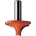 827 595 Ovolo Router Bit 3 8 In Radius 1 2 Shank 1 25 Diameter Carbide Cutting Edges For Round Over Cut 
