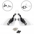 Topteng Motorcycle Side Wing Windshield Air Deflector Top Fits For Honda Crf1100l 2020 2021