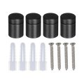 4 Pcs 0 51 X 6 Standoff Screws Aluminum Alloy Wall Mount Sign Mounting Hardware Kit With 4pcs For Hanging Acrylic Glass Signs 