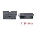 10 Sets Lots 12 Pin Sm2 54-12p 2 54mm Sm Series Sm-12p Multipole Connector Plug With Male And Female Pins 