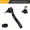 2-piece Fit For 2005-2010 Kia Sportage All 2wd Hyundai Tucson 2 Front Outer Tie Rod End Link