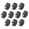10 Pcs Aluminum Spacer 3 8 Bore X 1 Od 5 16 Length Black Round Unthreaded Standoff Bushing Plain Finish Metal Spacers 