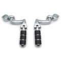 Smt-chrome Regular Footrest Foot Pegs With 1 25 Clamps Compatible Suzuki Vl1500 Vl800 Vz800 Vl125 Vl250 Vs1400 Vz1500 Intruder