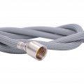 Fydun G1 2in Pvc Faucet Hose 1 5m Kitchen Bathroom Pull Down Kit Replacement Explosion Proof 360 Degree Rotation Head Gray