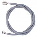 Fydun G1 2in Pvc Faucet Hose 1 5m Kitchen Bathroom Pull Down Kit Replacement Explosion Proof 360 Degree Rotation Head Gray