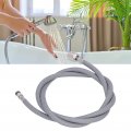 Fydun G1 2in Pvc Faucet Hose 1 5m Kitchen Bathroom Pull Down Kit Replacement Explosion Proof 360 Degree Rotation Head Gray