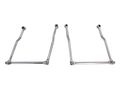 Universal Adjustable Saddlebag Supports For 1995 Up Kawasaki Vulcan En500 And 500 Ltd Triple Dipped Chrome Finish Pair 