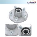 Pre-assembled 5 On 4 Inch Galvanized Trailer Hub Kit With Bearing Replacement For 2000 Lbs 1 Spindle Pieces Set