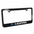 Ipick Image Made For Mopar Black Real 3k Carbon Fiber Glossy Finish License Plate Frame