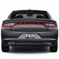 Ipick Image Made For Mopar Black Real 3k Carbon Fiber Glossy Finish License Plate Frame