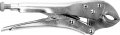 W1116clock Grip Pliers 10 In Curved Jaw Vise Locking Alloy Steel With Comfort Handles And Quick Release Lever 