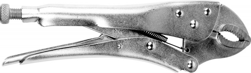 W1116clock Grip Pliers 10 In Curved Jaw Vise Locking Alloy Steel With Comfort Handles And Quick Release Lever