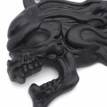 Ghost Head Wind Horn Cover Mt246-009-bk Black Billet Aluminum For 1992 And Up H-d Davidson With Side Mount Cowbell All V-rods