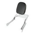Chrome Backrest Sissy Bar Luggage Rack For Honda Shadow Spirit Vt750dc 2001 2002 2003 2004 2005 2006 2007 2008 