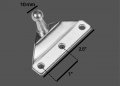 Red Hound Auto 4 Ball Stud Mounting Brackets 10mm Compatible With Gas Prop Strut Spring Lift For Rv Camper Toolbox Tonneau