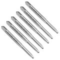 6pcs Straight Flute Thread Tap 6-32 Unc Screwing Tapping Tool Thread Milling Machine Taps High-speed Steel 6542 Hss