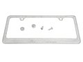 2014-2017 Corvette C7 License Plate Frame Brass Cast Chrome Plated