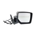 Passenger Side Door Mirror For Dodge Nitro 2007 2011 Black Textured Power Heated Manual Folding Replacement Ch1321278 