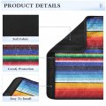 Mchiver Mexican Serape Stripes Car Seatbelt Shoulder Pads 2 Pieces Covers For Adults Kids Auto Seat Belt Cushion Protector 10 7
