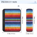 Mchiver Mexican Serape Stripes Car Seatbelt Shoulder Pads 2 Pieces Covers For Adults Kids Auto Seat Belt Cushion Protector 10 7