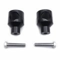 Httmt- Motorcycle Black Shorty Round 1 25mm Handlebar Riser Compatible With H-d Kawasak Suzuk V-star 650 Vtx 1300 Valkyrie