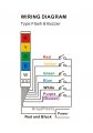 Baomain Industrial Signal Light Column Led Alarm Round Tower Indicator Flash Warning Lta-502wj Buzzer Red Green Yellow Dc 12v