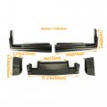 Kuafu Rear Bumper Fillers Kit Compatible With 1976-1979 Cadillac Seville Painted Black Left Right 5pcs
