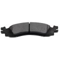 Front D1158 Semi-metal 4pcs W Hardware Disc Brake Pad Set