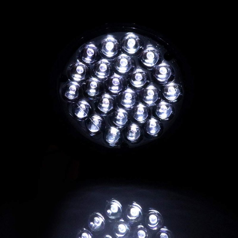 24led Side Marker Light 6pcs 4a Red White Round Trailer Lamp Stop Turn Tail Fit For Boats Truck Pickups 12v Waterproof Signal
