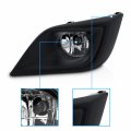 Amerilite For 2015-2018 Nissan Muranno Black Bezel Replacement Fog Light Assembly Pair W Bulb Switch Harness Driver And