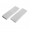 Uxcell 145mm X 45mm White Plastic Self-adhesoive Rectangle Trailer Car Reflector 2pcs