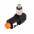 Qiilu Motorcycle Anti-lock Brake System Universal Anti-locked Braking Screw Abs Caliper Assist For Dirt Pit Bicycle Atv Black