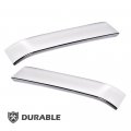 G-plus Front Grille Molding Trim Primed Compatible With 2003-2007 Chevy Silverado 1500 Base Chrome Lh Rh Pair Driver And