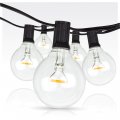 Newhouse Lighting 25-foot 25 Socket Indoor Outdoor String Lights With 27 Very Big Led Globe G50 Bulbs 2 Free Large Included 