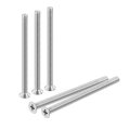 20 Pcs M5-0 8x70 Machine Screws Phillips Pan Cross Head Fasteners Bolts 304 Stainless Steel Silver For Wall Socket House 