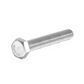 M8-1 25 X 50mm Left Hand Hex Head Bolt 304 Stainless Steel Reverse Fully Threaded Fastener Screws Bolts For Machinery 