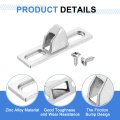 2 Pcs Sliding Door Keepers 4 X 0 67 Zinc Alloy Glass Lock Latch With Mounting Screw For Various Patio Silver