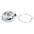 Httmt Chrome Left Engine Stator Cover See Through Compatible With Suzuk 2004 Gsxr 750 1000