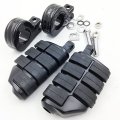Smt-p-clamps 1 5 Large Foot Pegs Compatible With V-star Roadstar Kawasaki Vulcan B00y43o14a