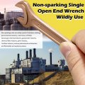 Wedo Non-sparking Single Open End Wrench Spark-free Safety Spanner Beryllium Copper Non-magnetic Din Standard Bam Fm