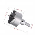 Uxcell 48mm Carbide Hole Cutter Tct Saws For 0 5mm-3mm Stainless Steel 5mm Metal Sheet