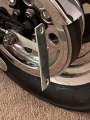 Eaccessories Ea Flat License Plate Relocation Holder Bracket For Harley-davidson Softail Springer 1984-2025 Rear Axle Tag Mount 