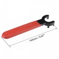 Uxcell Collet Chuck Wrench Spanner For Er25m Clamping Nut Milling Machine Lathe Holder Tool With Red Non-slip Handle 2pcs
