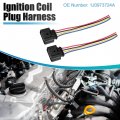 Uxcell 4pcs Ignition Coil Connector For Volkswagen Cc 2 0t009-2016 Tiguan 2 2009-2016 No 1j0973724cs Ignition Coil Connector